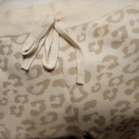 Barefoot Dream CCL Animal Print Joggers/Track pants, Cream and Stone sz 1x - Picture 9 of 10